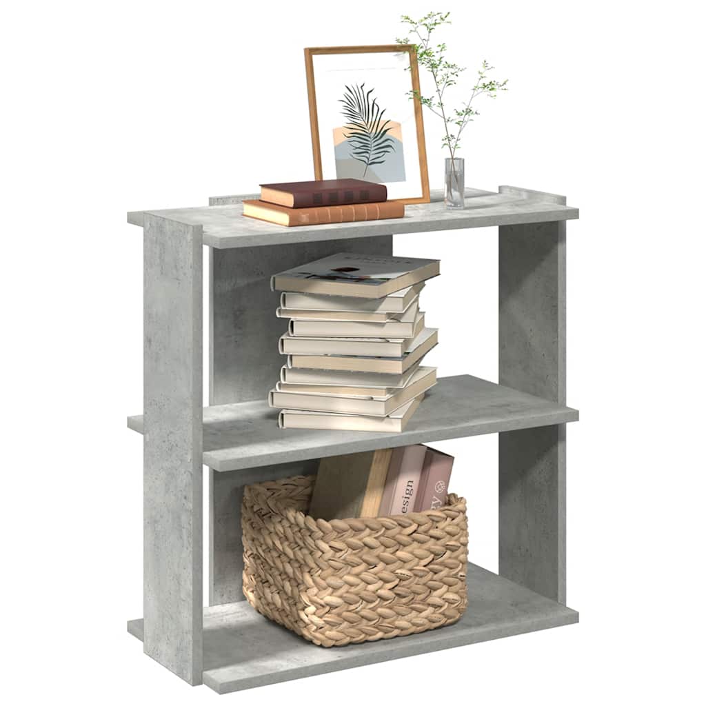 Bücherregal Betongrau 60cm