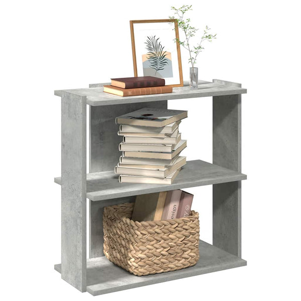 Bücherregal Betongrau 60cm