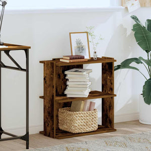 Bücherregal Räuchereiche, 3 Böden, 60cm