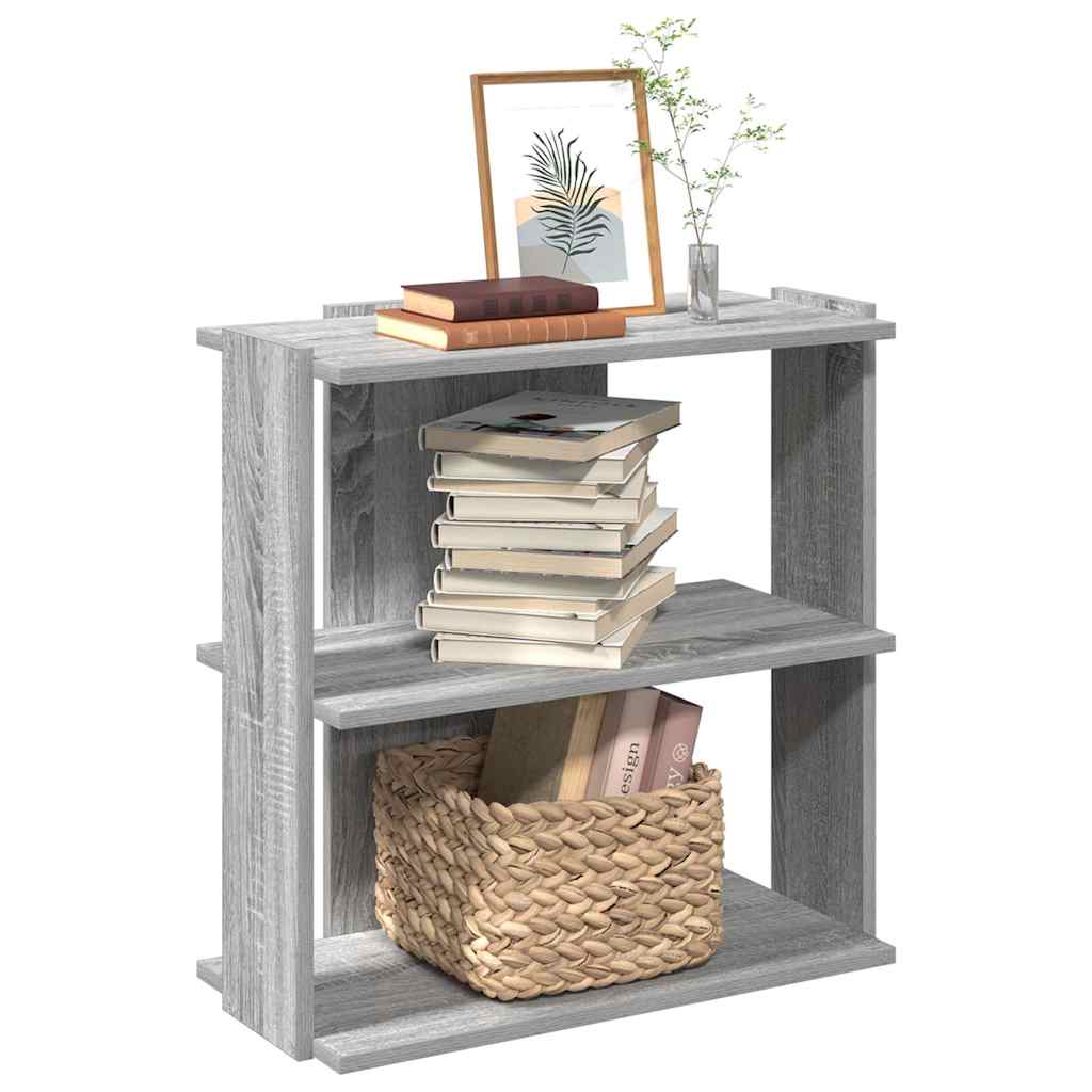 Bücherregal Grau Sonoma 60x60 cm