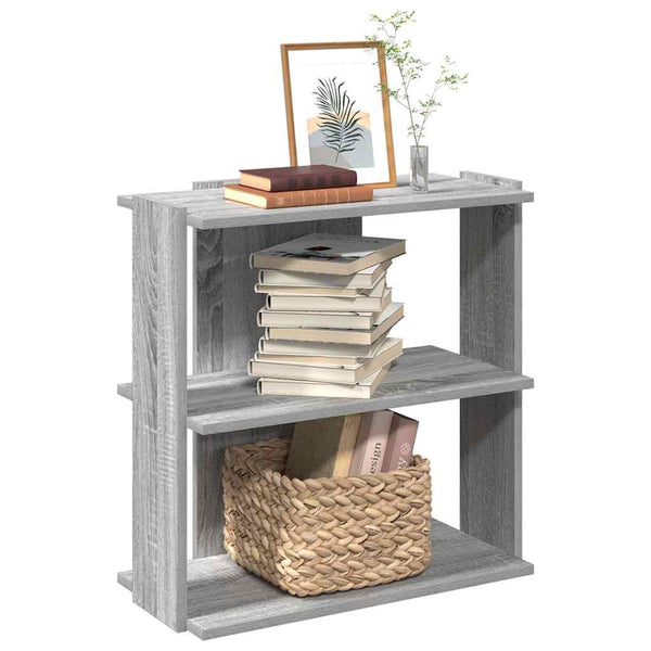 Bücherregal Grau Sonoma 60x60 cm