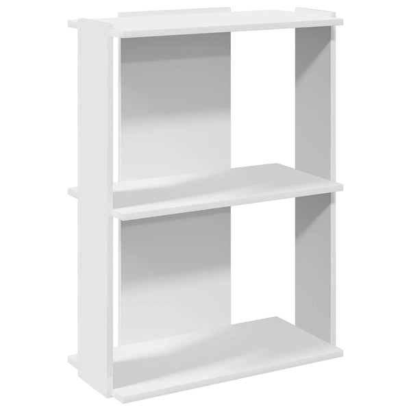 Bücherregal Weiß, 3 Böden, 60x80 cm