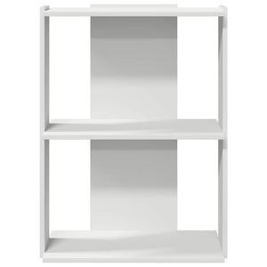 Bücherregal Weiß, 3 Böden, 60x80 cm