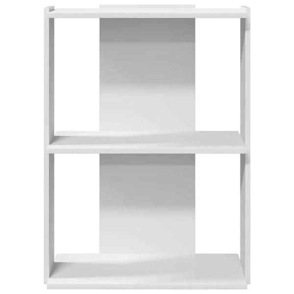 Bücherregal Weiß, 3 Böden, 60x80 cm