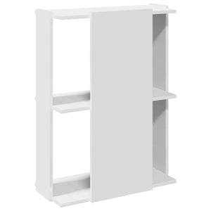Bücherregal Weiß, 3 Böden, 60x80 cm