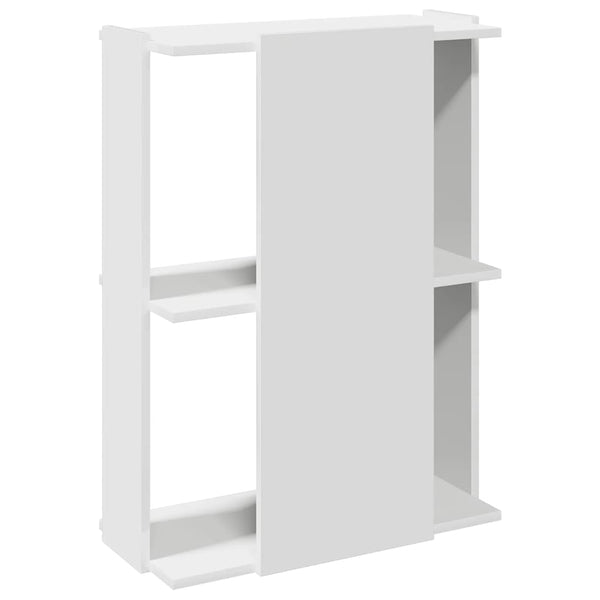 Bücherregal Weiß, 3 Böden, 60x80 cm