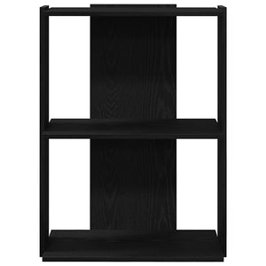 Bücherregal Schwarz, 3 Böden, 60x80 cm