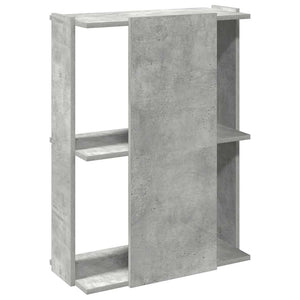 Bücherregal Betongrau 60x80 cm