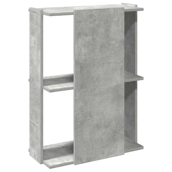 Bücherregal Betongrau 60x80 cm