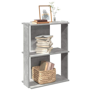 Bücherregal Betongrau 60x80 cm