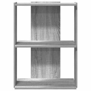 Bücherregal Grau Sonoma 60x30x80 cm