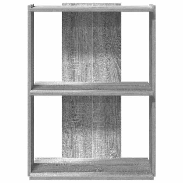 Bücherregal Grau Sonoma 60x30x80 cm