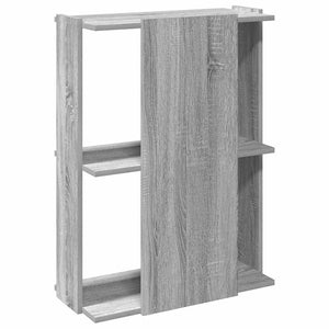 Bücherregal Grau Sonoma 60x30x80 cm