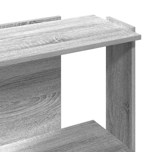 Bücherregal Grau Sonoma 60x30x80 cm