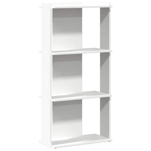 Bücherregal Weiß, 3 Böden, 60x120 cm
