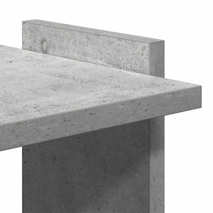 vidaXL Bibliothèque à 3 étagères gris béton 60x30x120 cm en bois d'ingénierie