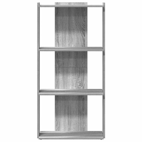 Bücherregal Grau Sonoma 60x30x120 cm