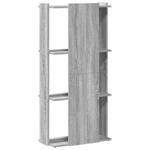 Bücherregal Grau Sonoma 60x30x120 cm