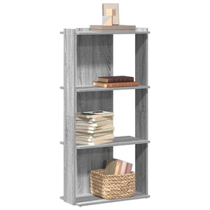 Bücherregal Grau Sonoma 60x30x120 cm