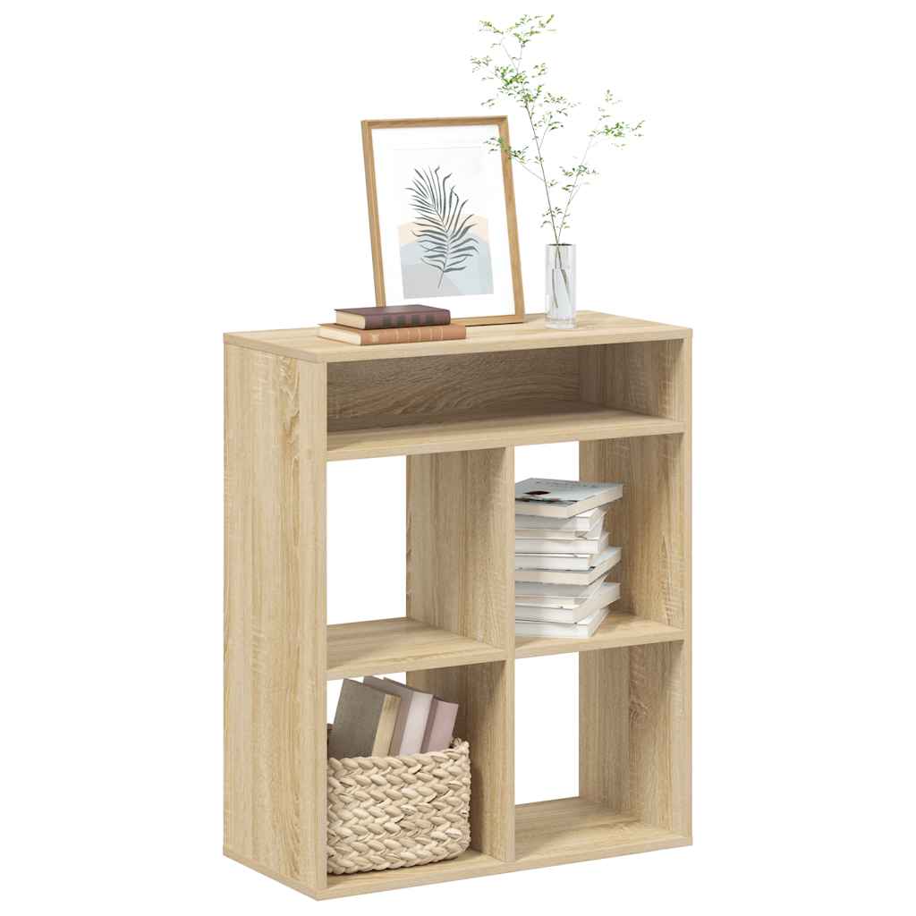 Sonoma Eiche Bücherregal, 66 cm