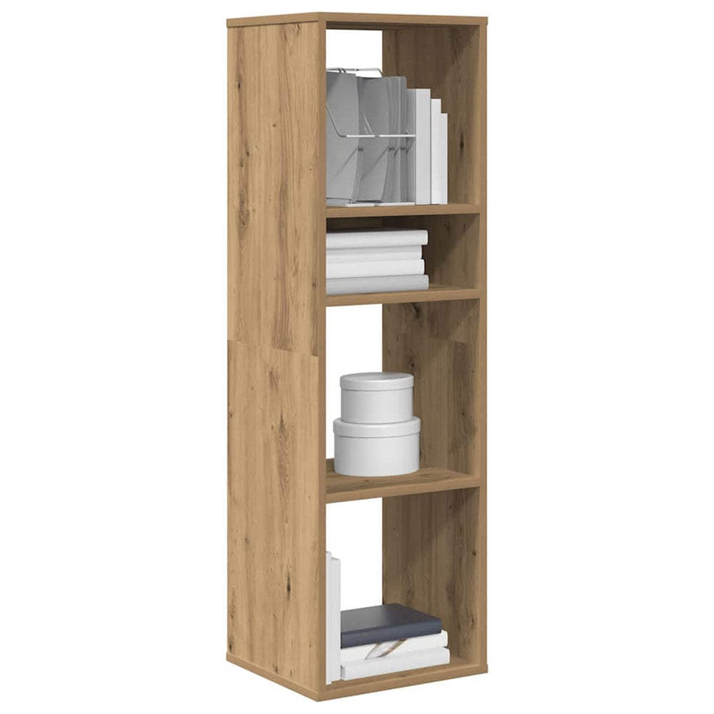 vidaXL Bookcase Artisan Oak 34x31x112 cm Engineered Wood