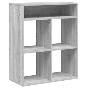 Bücherregal Grau Sonoma 66x80 cm