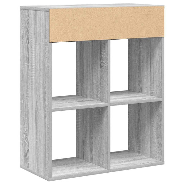 Bücherregal Grau Sonoma 66x80 cm