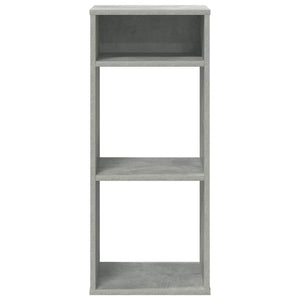 Betongraues Bücherregal 34x31x80 cm