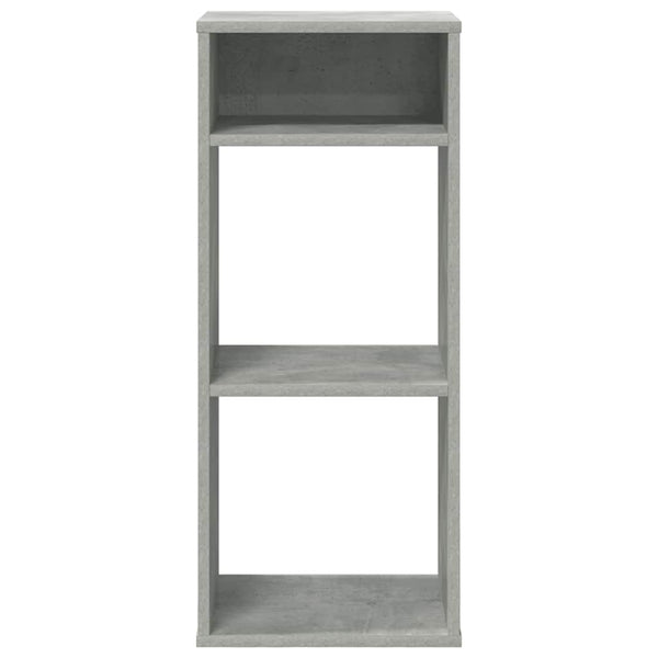Betongraues Bücherregal 34x31x80 cm
