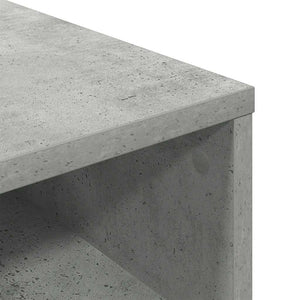 Betongraues Bücherregal 34x31x80 cm
