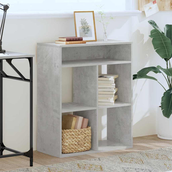 Bücherregal Betongrau 66x80 cm