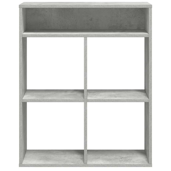 Bücherregal Betongrau 66x80 cm