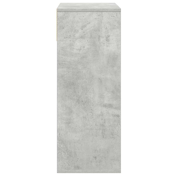 Bücherregal Betongrau 66x80 cm