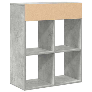 Bücherregal Betongrau 66x80 cm