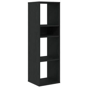 Schwarzes Bücherregal 34x31x112 cm