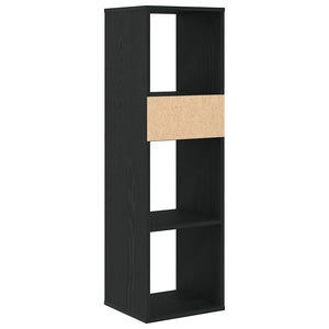 Schwarzes Bücherregal 34x31x112 cm