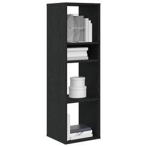 Schwarzes Bücherregal 34x31x112 cm