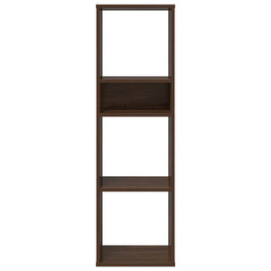 Bücherregal Braun Eichenoptik 112 cm Hoch