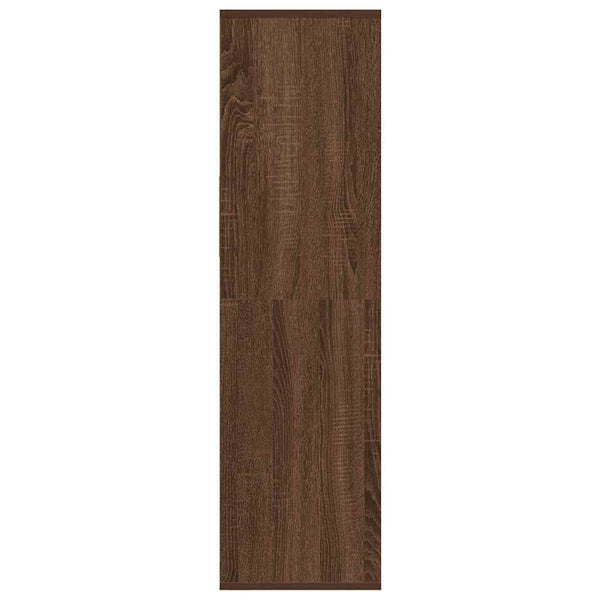 Bücherregal Braun Eichenoptik 112 cm Hoch