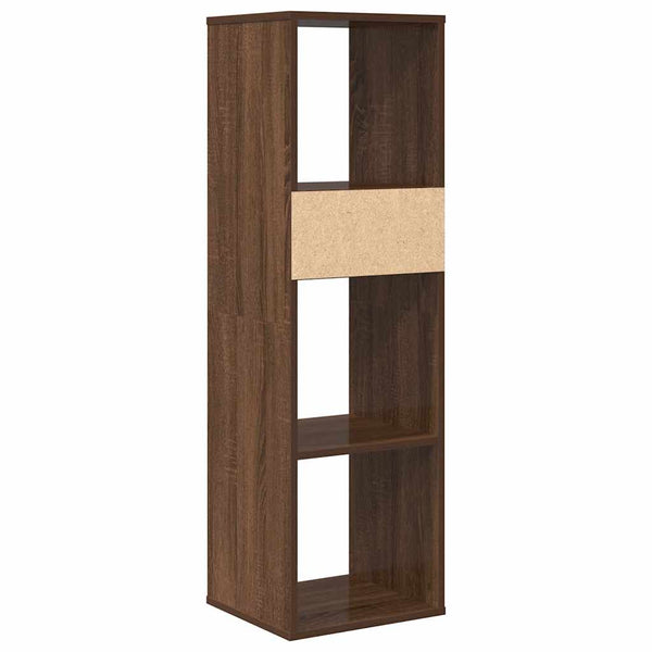 Bücherregal Braun Eichenoptik 112 cm Hoch