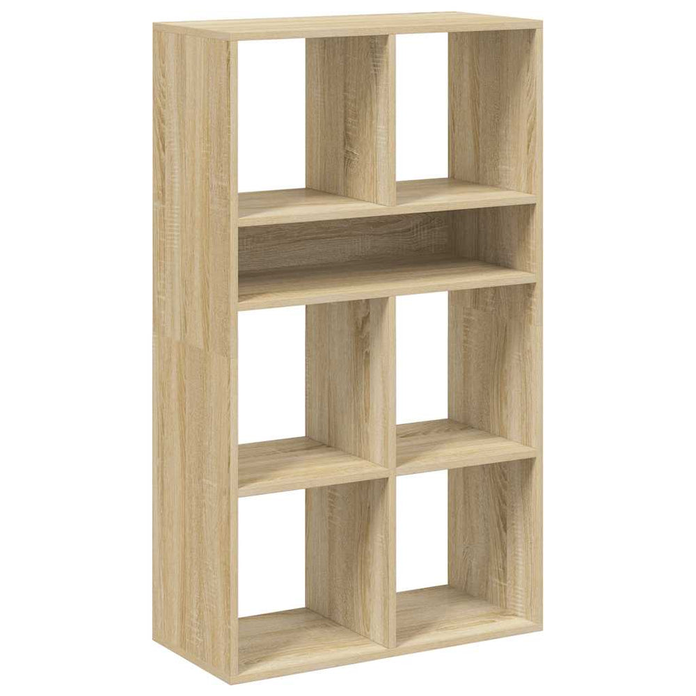 vidaXL Sonoma Oak Bookcase 66x31x112 cm Engineered Wood