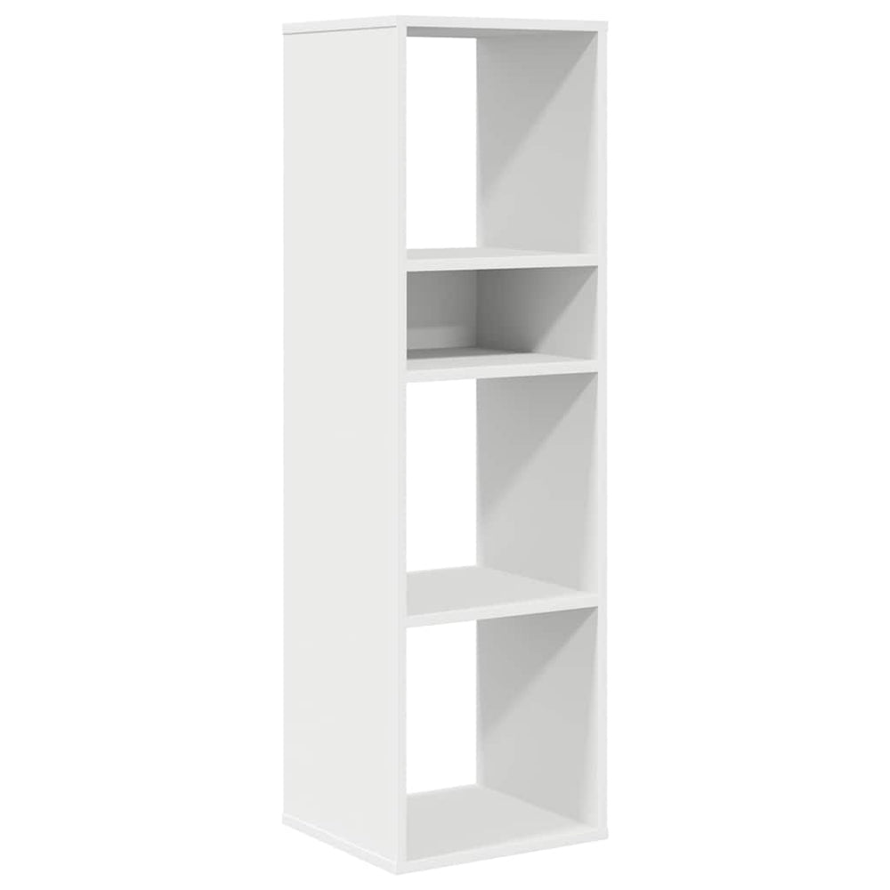 vidaXL Bookcase White 34x31x112 cm Engineered Wood