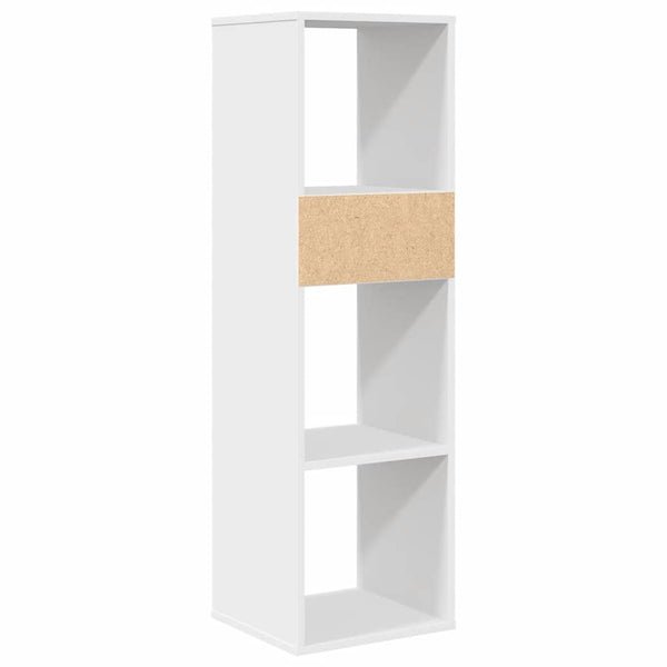 Weißes Bücherregal 34x31x112 cm