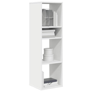 Weißes Bücherregal 34x31x112 cm