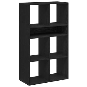 Schwarzes Bücherregal 66x31x112 cm