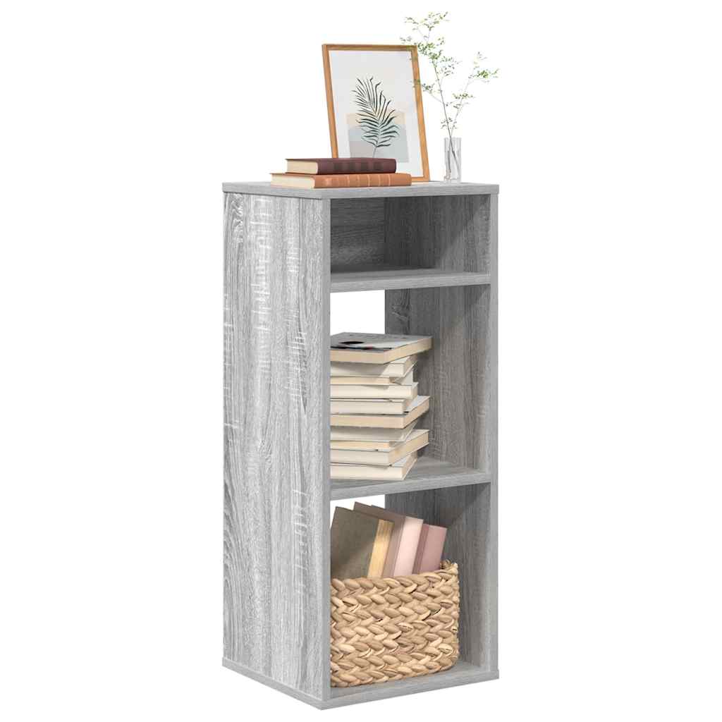 Bücherregal Grau Sonoma 34x31x80 cm