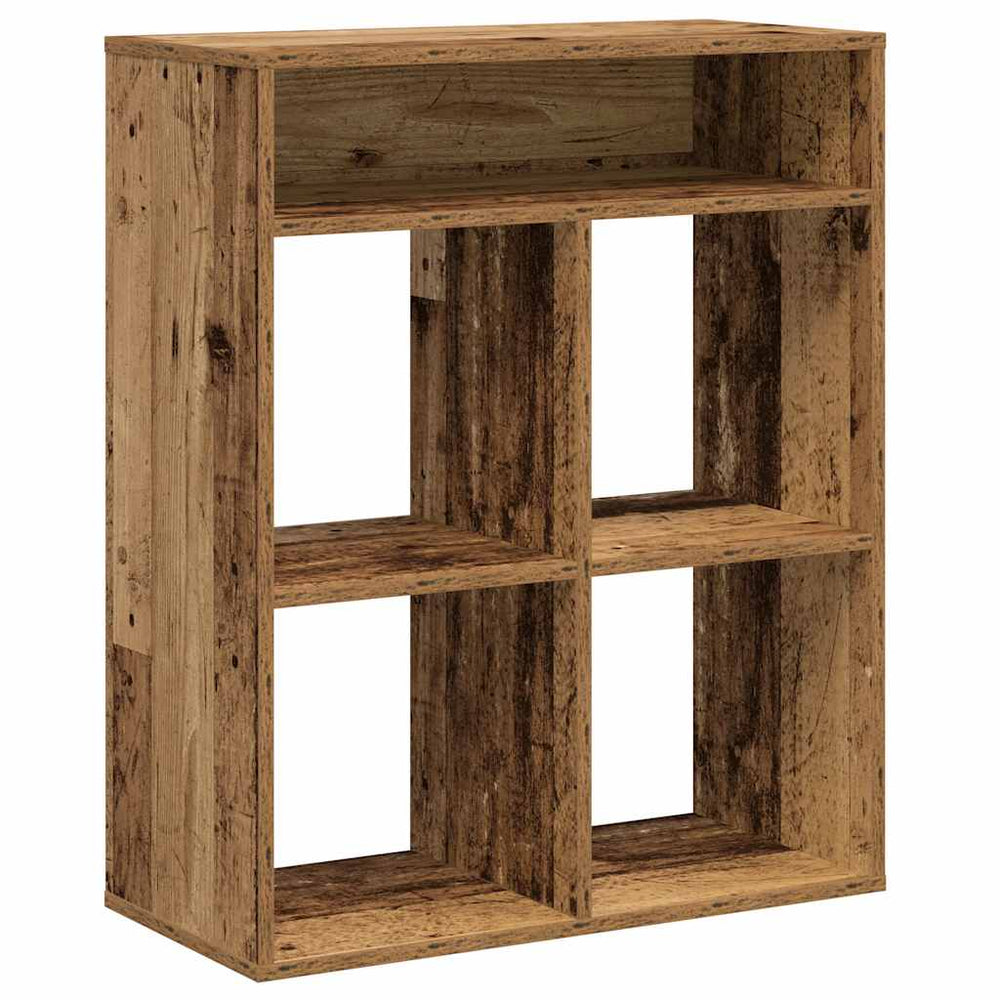 vidaXL Bookshelf Reclaimed Wood Look 66x31x80 cm Engineered Wood