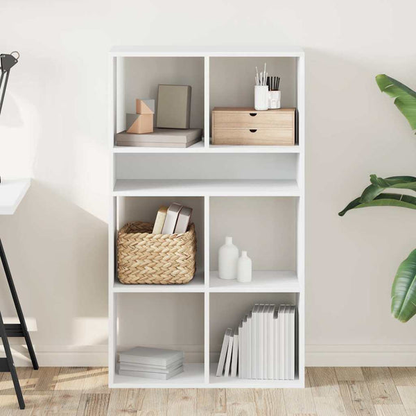 Weißes Bücherregal 66x31x112 cm