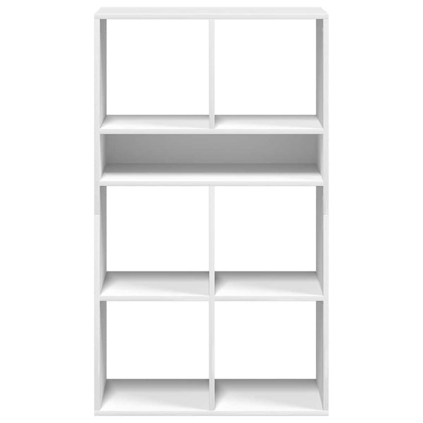 Weißes Bücherregal 66x31x112 cm