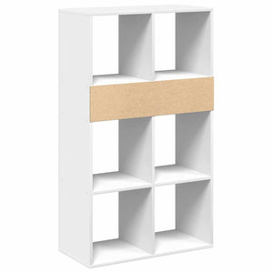 Weißes Bücherregal 66x31x112 cm